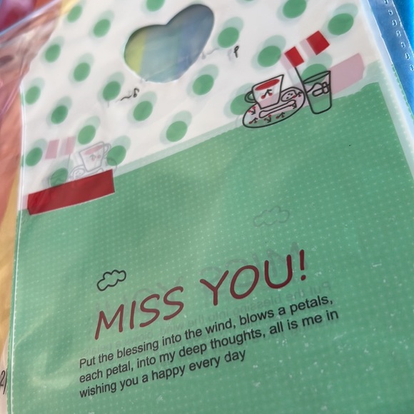 10 pcs Small Miss You Bags Loot Bags Favor Bags Treat Bags 4.80" x 5.7" In. - Picture 3 of 7